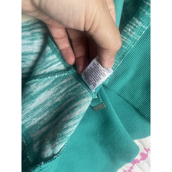 Zella Womens Scuba Hoodie Jacket Slim Size Medium Full Zip Space Dye Thumb Hole. - Picture 5 of 13